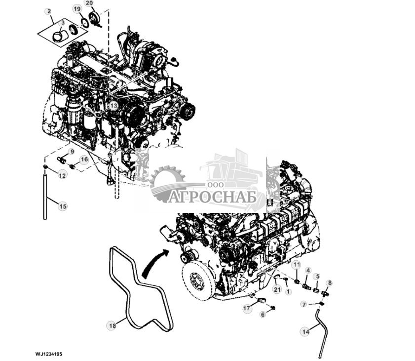 Coolant  Fuel Filter Drain Hoses  Turbo Outlet Pipe - ST778990 132.jpg